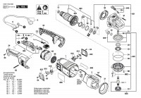 Bosch 3 601 HC2 300 GWS 24-180JZ Angle Grinder Spare Parts